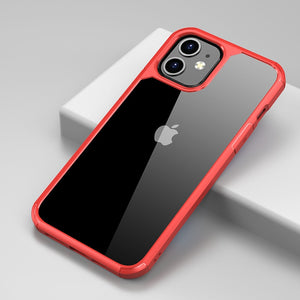 For iPhone 12 Pro Max/iPhone mini Case Clear Thin Slim Crystal Transparent Cover Shockproof Bumper Case for iPhone 12 Pro Max - 380230 for iPhone 12 Mini / Red / United States Find Epic Store