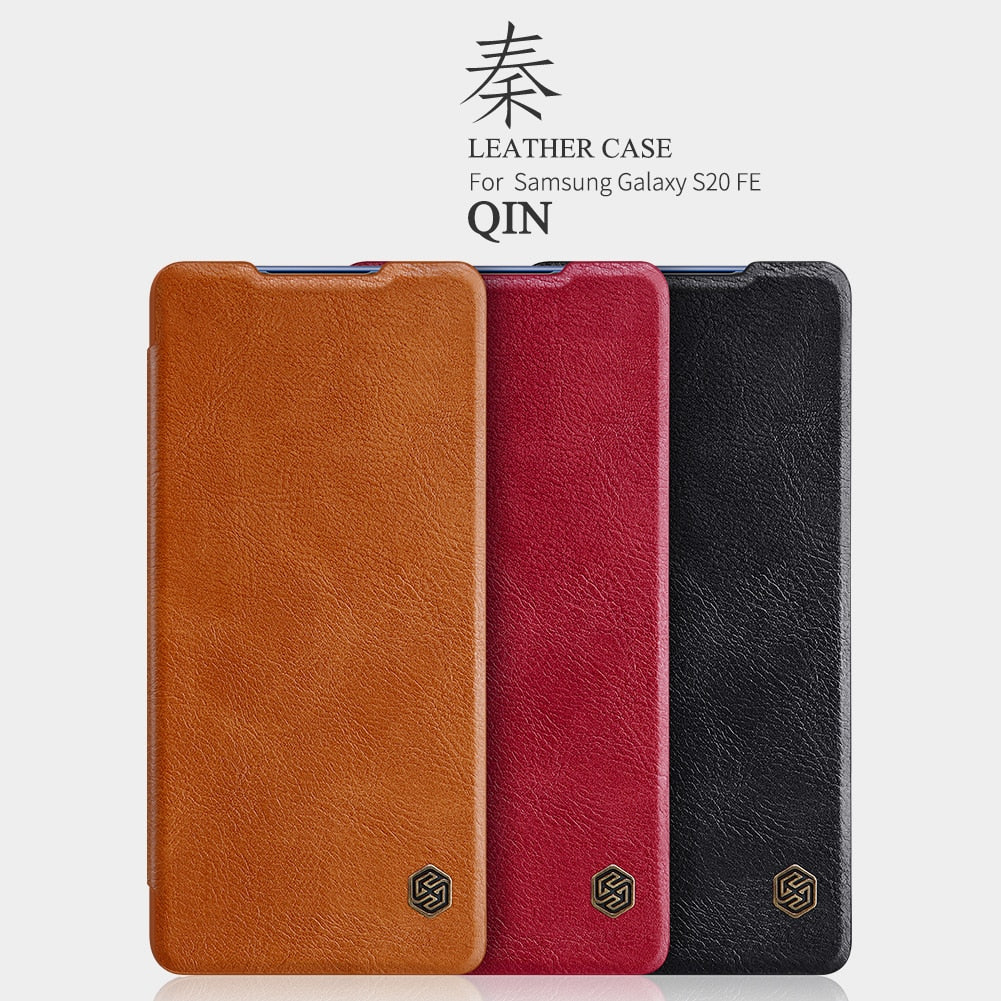 NILLKIN QIN Flip Cover For Samsung Galaxy S20 FE 2020 Leather Back Cover Card Pocket Phone Case For Samsung Galaxy S20 FE - 380230 Find Epic Store