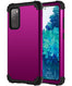 Case for Samsung S20 FE cover 3-in-1 Impact Cover Hard&Soft Silicone Hybrid Case Universal for Samsung Galaxy S20 FE Armor Cases - 380230 for Samsung S20 FE / Purple and black / United States Find Epic Store