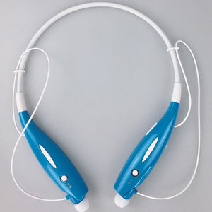Wireless Neckband Earphones with Microphone Bluetooth 4.0 In-Ear Earphones Earbud - 63705 Blue Find Epic Store