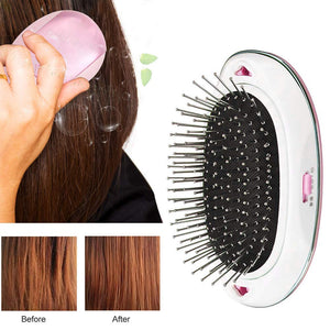 Portable Electric Ionic Hair Brush Lonic Electric Hair Brush Comb Double Negative Hair Brush Hair Styling Scalp Massage Comb - 200001211 Find Epic Store