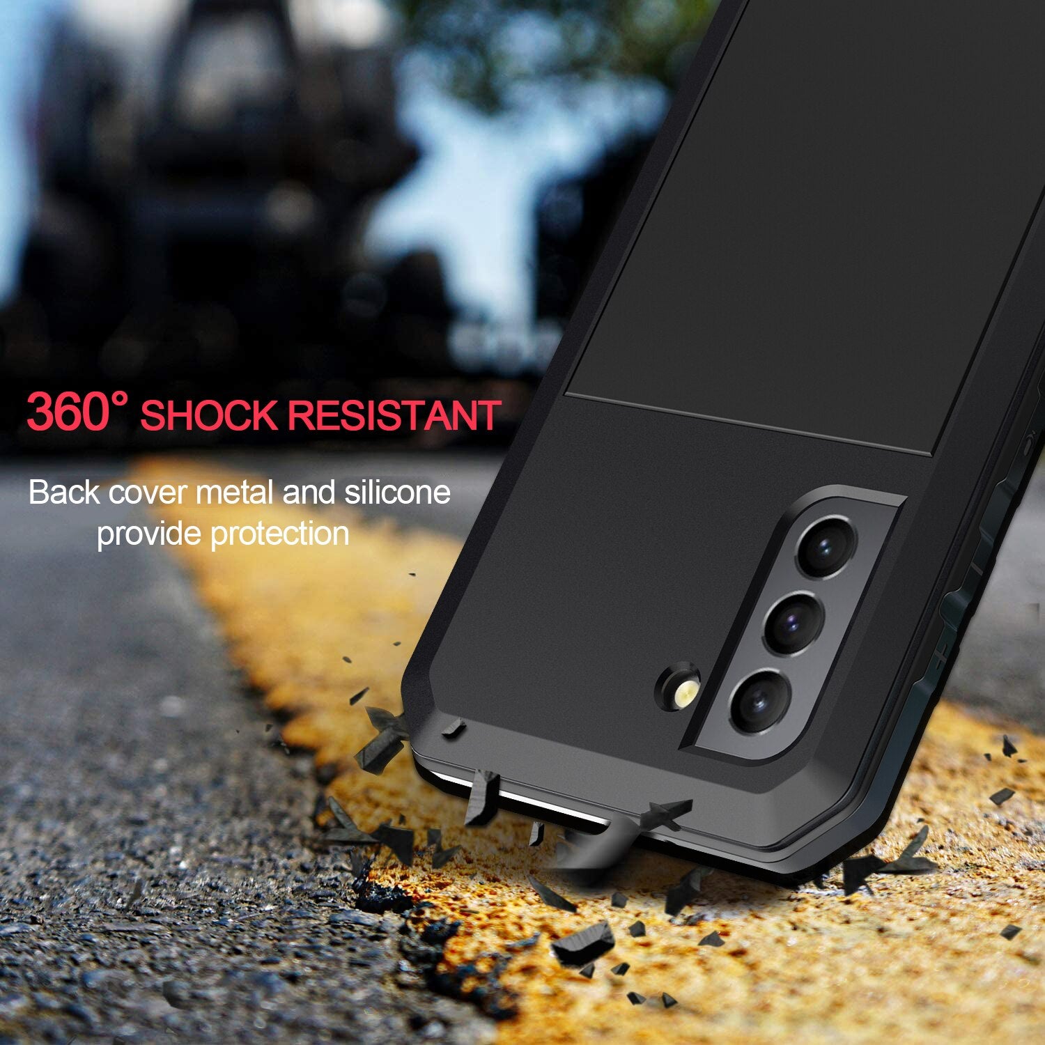 For Samsung Galaxy S21 Ultra/S21 Plus Case Aluminum Metal Case Original Shockproof Drop Heavy Duty Protection Doom Armor for S21 - Find Epic Store