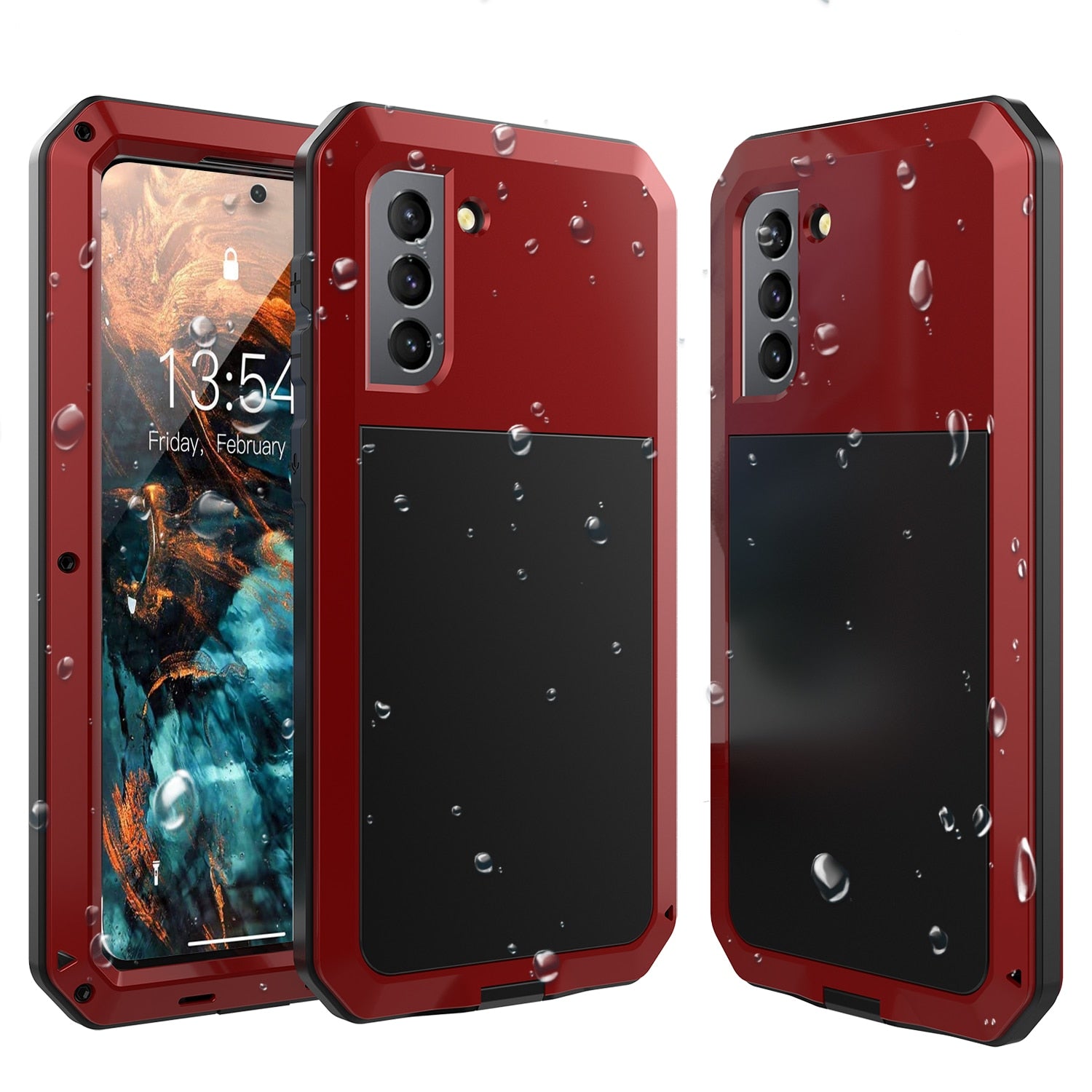 Armor Tank Aluminum Metal Shockproof Military Heavy Duty Phone Cases For Samsung Galaxy S21/S21 Plus Case Waterproof Cover - 380230 Find Epic Store