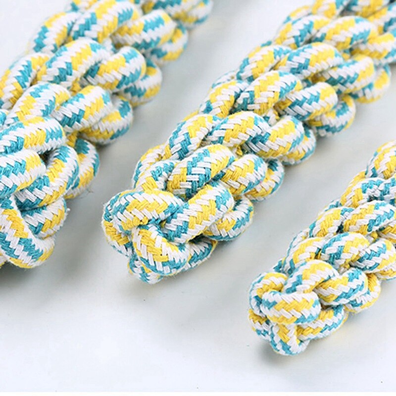 Dog Toys Pet Tooth Cleaner Bite Resistant Molar Corn Cotton Braided Rope Stick Chewing Interaction Pet Supplies - 200003723 Find Epic Store