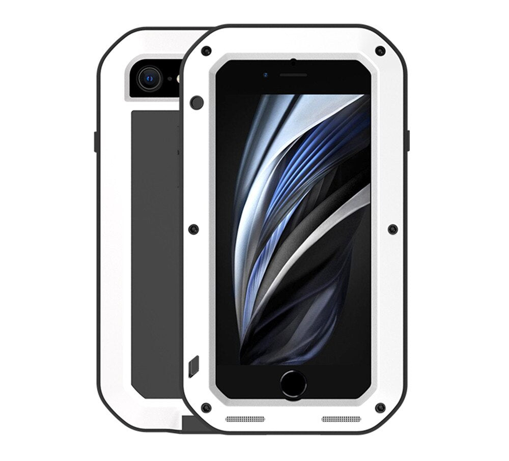 For iPhone SE 2020 Case Original Lovemei Aluminum Metal + Gorilla Glass Shock Drop Waterproof case for iPhone 7 8 - 380230 For iPhone 7 / White / United States|No Retail Package Find Epic Store