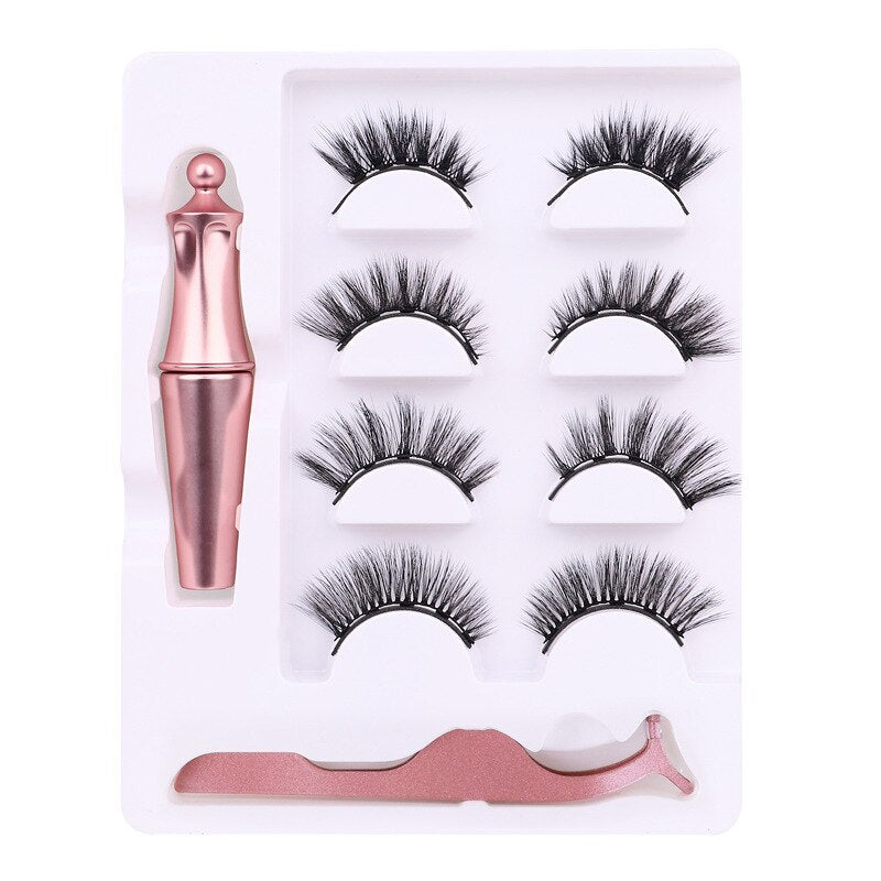 5 Magnets 4 pairs of Magnetic Eyelash Makeup - 200001197 FC06 / United States Find Epic Store