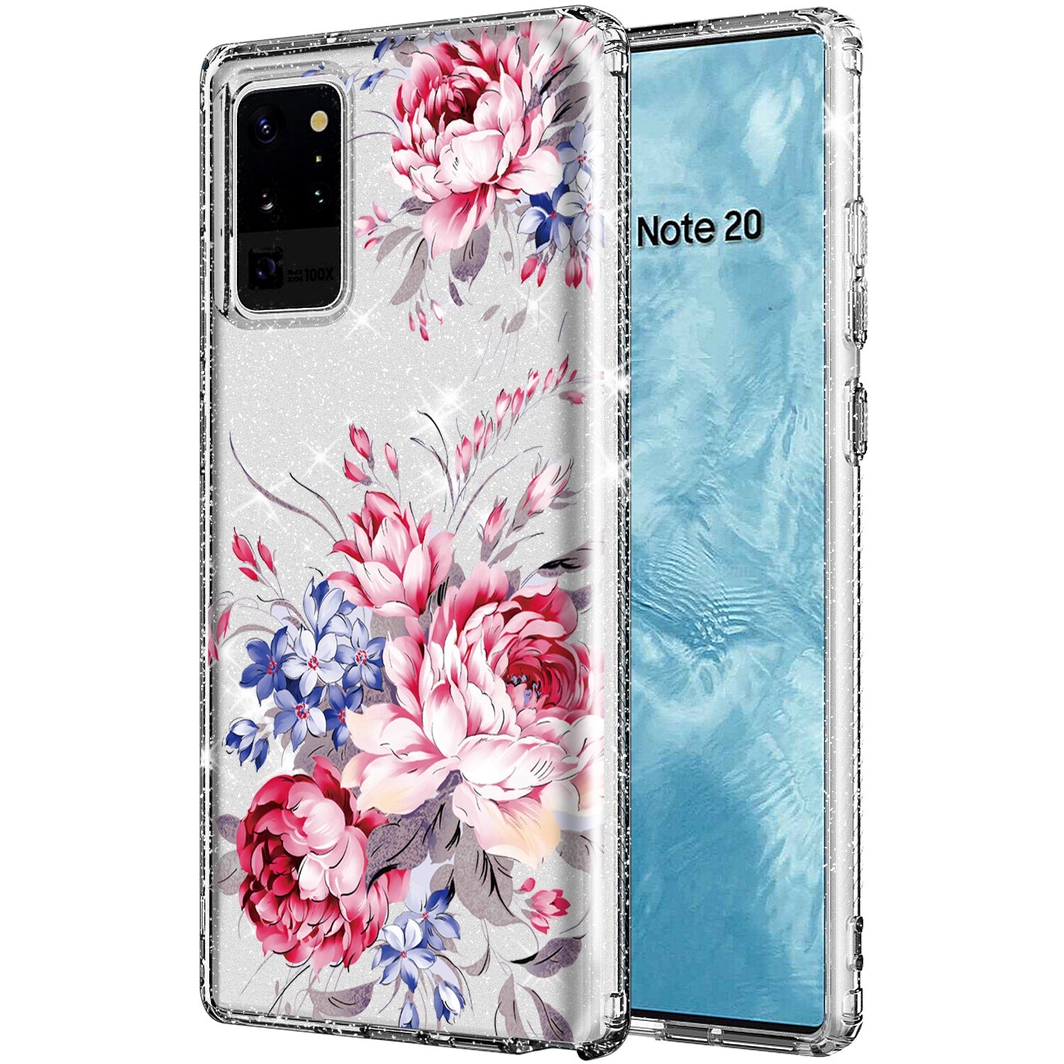 Glitter Marble Case For Samsung Note 20 Ultra Case Flowers Hard Back Cover Matte Anti-fall for Samsung Galaxy Note 20 - 380230 for Note 20 / 7 / United States Find Epic Store