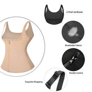 Women Waist Trainer Weight Loss Sweat Vest Girdles Cintas Modulator Body Shaper Workout Trimmer Belt Sport Shapewear Corset - 31205 Find Epic Store