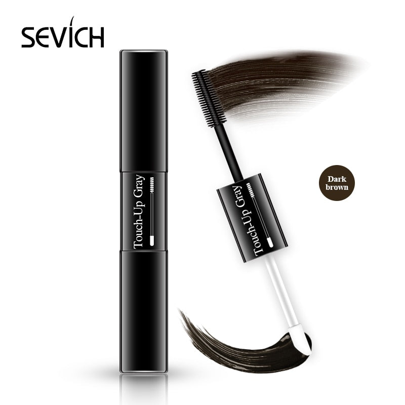 Sevich Double ENDS Design Hair Dye Stick Instant Cover Up Gray Hair Root 3COLORS 7ml Modify Cream Stick Temporary Hair Dye Pen - 200001173 United States / dk-brown Find Epic Store