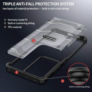 Military Grade Armor Airbag Case For Samsung Galaxy S21 S20 Note 20 Ultra Plus FE Cover Shockproof Bumper Fashion Phone Cover - 380230 Find Epic Store