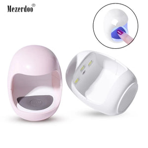 Nail Dryer MINI 3W USB UV LED Lamp Nail Art Manicure Tools Pink Egg Shape Design 30S Fast Drying Curing Light for Gel Polish - 0 Find Epic Store