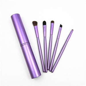 5 pcs Aluminum Tube Makeup Brush - 200001189 Find Epic Store