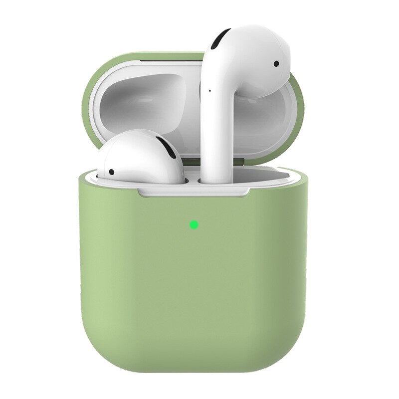 Silicone for airpods 2 generation headset Accessories protector shell anti-fall soft Suitable for Apple airpods 2 Case cover - 200001619 United States / Matcha green Find Epic Store