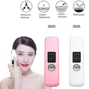 Fashion Ultrasonic Skin Scrubber Deep Face Cleaning Machine Peeling Shovel Facial Pore Cleaner Face Skin Scrubber Lift Machine - 200192143 Find Epic Store