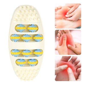 Roller Wheel Feet Massager foot Acupuncture point massage roller Health Massage mat Relax Super hard Foot massager Relieve fatigue - 201219306 Find Epic Store