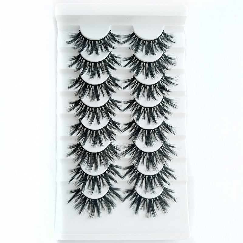 8 pairs of handmade mink eyelashes 5D eyelashes extensions - 200001197 Find Epic Store