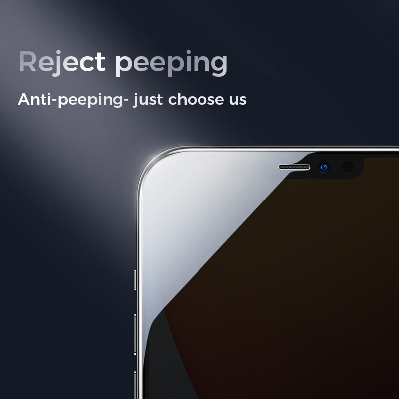 Best Full Privacy Tempered Glass for iPhone 12 Pro Max/iphone 12 mini Full coverage tempered glass anti-knock Anti-Scratch - 200002107 Find Epic Store