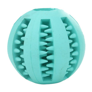 Pet Balls Toy Puppy Treat Elastic Balls Dog Durable Bite Resistant Chew Toy for Dogs to Release Pressure Fun Pet Accessories - 200003723 Light blue / United States Find Epic Store