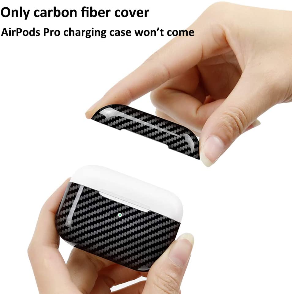 Genuine Carbon Fiber Premium for AirPods Pro Hard Cover Case Accessories Front LED Visible and Ultra Slim for airpods 2 1Protect - 200001619 Find Epic Store