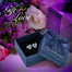 Heart Earrings Embellished with Crystals - 200000171 Purple in box / United States Find Epic Store