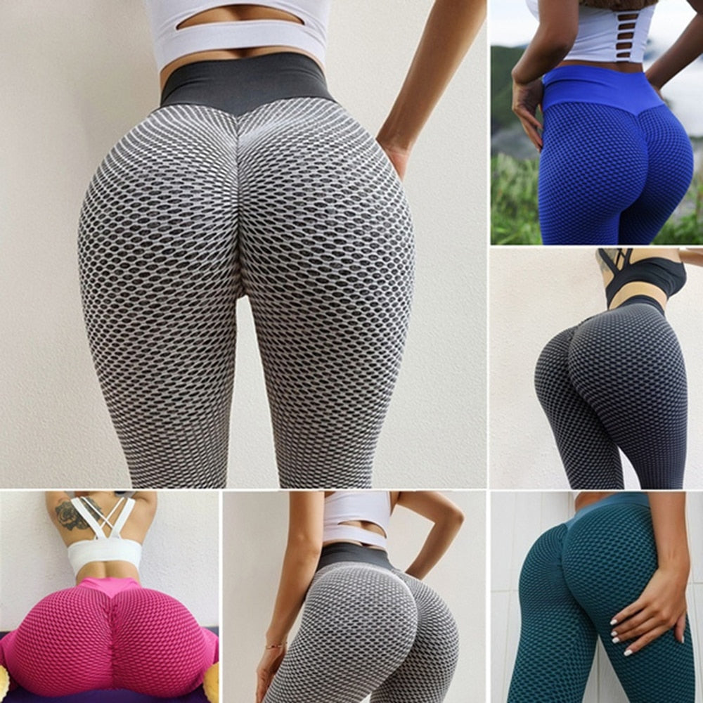 Yoga Pants Leggings Women Pants Sport Women Fitness Gym Clothing Push Up Tights Workout Anti Cellulite High Waist - 200000614 Find Epic Store