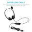 Office Wired Headset With Microphone Call Center Headphone with Noise Canceling Mic for Mpow Computer Phones USB Desktop Boxes - 63705 Find Epic Store