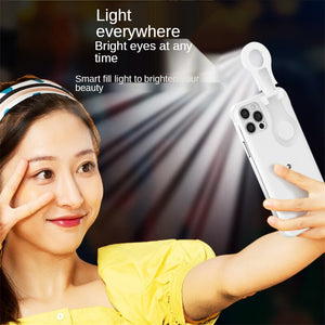 Fill Light Selfie Beauty Ring Flash Phone Case Capa Stable Shell Perfect for iPhone 12 Mini 12 11Pro Max Glow Cover Taking Photo - 0 Find Epic Store