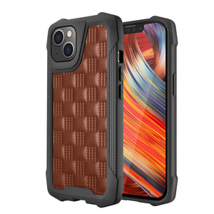 for iPhone 13 Pro Max ,for iPhone 13 Mini Case Shockproof Protective Case PU Leather Vanpi Anti-fall Double Anti-Slip Hand Grip - 380230 for iPhone 13 / Brown / United States Find Epic Store