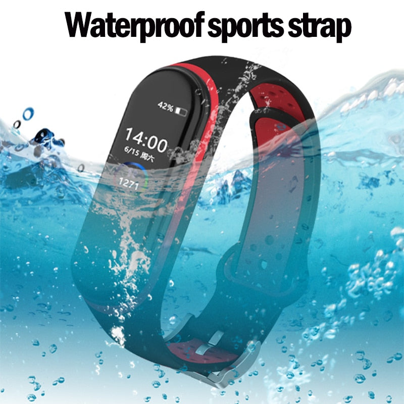 Bracelet for Xiaomi Mi Band 5 4 3 Sport Band Watch Band Soft Silicone Waterproof Rubber Strap for Xiaomi Miband 5 Band4 3 NFC - 200000127 Find Epic Store
