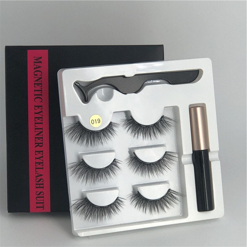 3 Pairs of Five Magnet Eyelashes - 201222921 019 / United States Find Epic Store