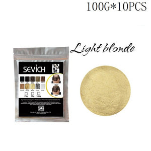 Sevich 10 Color 1000g Refill Bags Salon Regrowth Keratin Hair Fiber Thickening Hair Loss Conceal Styling Powders Extension - 200001174 United States / lt blonde Find Epic Store