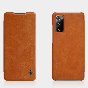 NILLKIN QIN Flip Cover For Samsung Galaxy S20 FE 2020 Leather Back Cover Card Pocket Phone Case For Samsung Galaxy S20 FE - 380230 Find Epic Store