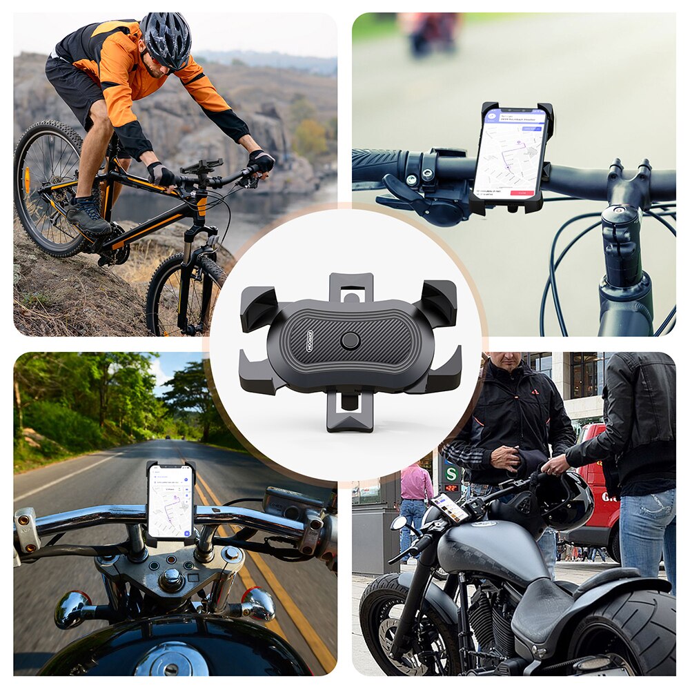 Universal Bike Phone Holder, Motorcycle Bicycle Phone Holder Handlebar Stand Mount Bracket Mount Phone Holder For iPhone Samsung - 5093004 Find Epic Store