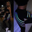 Women's Casual Luminous Material Printed Slim Fitness Leggings - 200000614 Find Epic Store