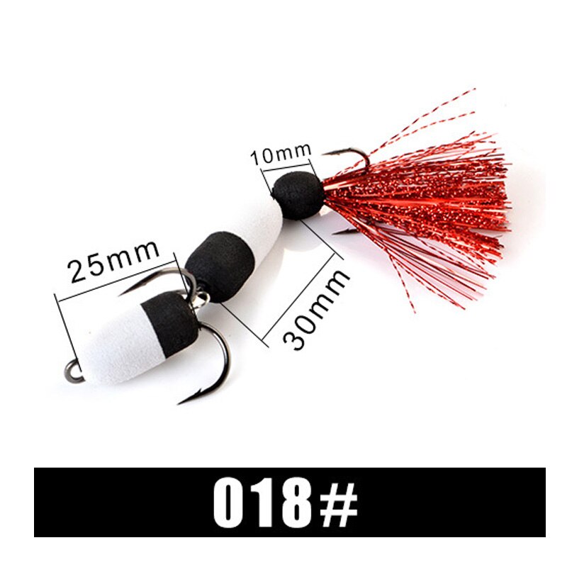 ZK30 1pc Fishing Lure Soft Lures Foam Bait Swimbait Wobbler Bass Pike Lure Insect Artificial Baits Pesca - 100005544 018 / United States Find Epic Store