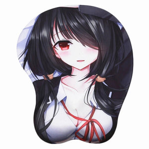 FFFAS Various Mode 3D Wrist Rest Silica Gel Cartoon Anime Cute Girl Soft Comfortable Elastic Mousepad - 708023 Model Y Find Epic Store