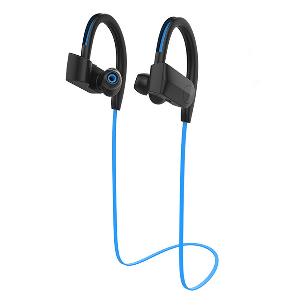 In-ear Sports Bluetooth Headset Stereo Music Earphones Sweatproof Bluetooth Ergonomic Design Bluetooth Earphone for Smartphone - 63705 Blue / United States Find Epic Store