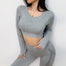 Vital Seamless Long Sleeve Crop Yoga Top - 200000649 Find Epic Store