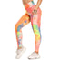 Jacquard Running High Waist Yoga Tight with pockets Leggings - 200000614 Rainbow / S / United States Find Epic Store