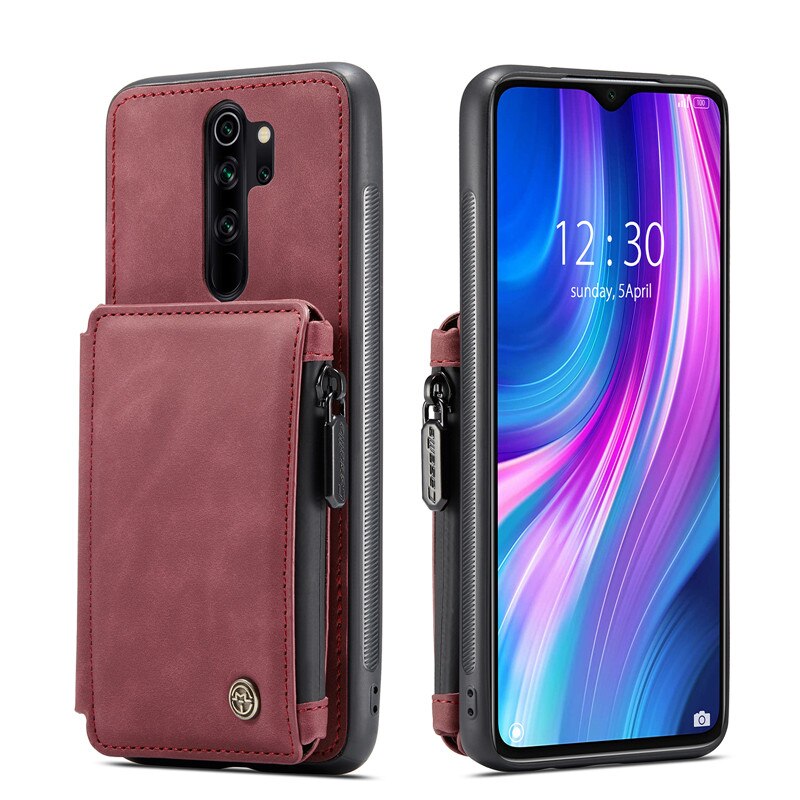 Zipper Purse Cover for RedMi Note 8 Pro Note 9S 9 Pro Max Leather Wallet Cases for XiaoMi RedMi Note 8 Pro Note 9S 9 Pro Max - 380230 for RedMi Note 8 Pro / Red / United States Find Epic Store