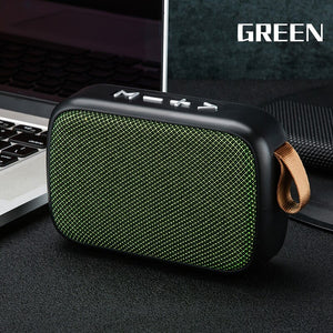 Multifunction Bluetooth Speaker Portable Wireless Subwoofer Stereo Music Surround Outdoor Loudspeaker Support TF Card U Disk FM - 518 United States / Army Green Find Epic Store