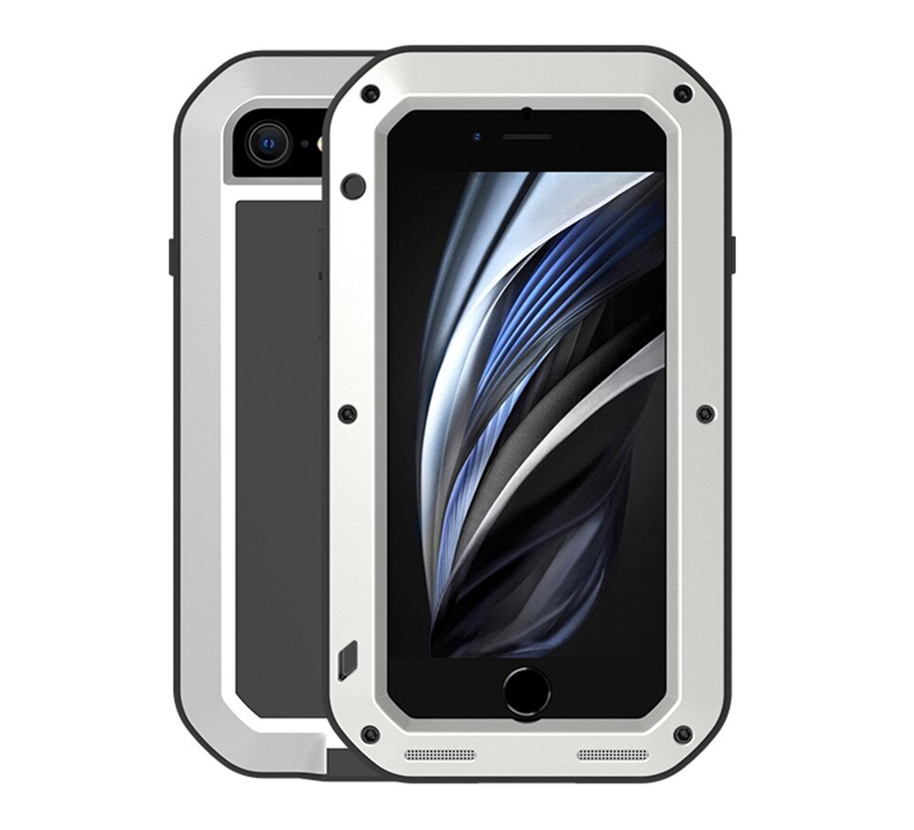 For iPhone SE 2020 Case Original Lovemei Aluminum Metal + Gorilla Glass Shock Drop Waterproof case for iPhone 7 8 - 380230 For iPhone 7 / Silver / United States|No Retail Package Find Epic Store