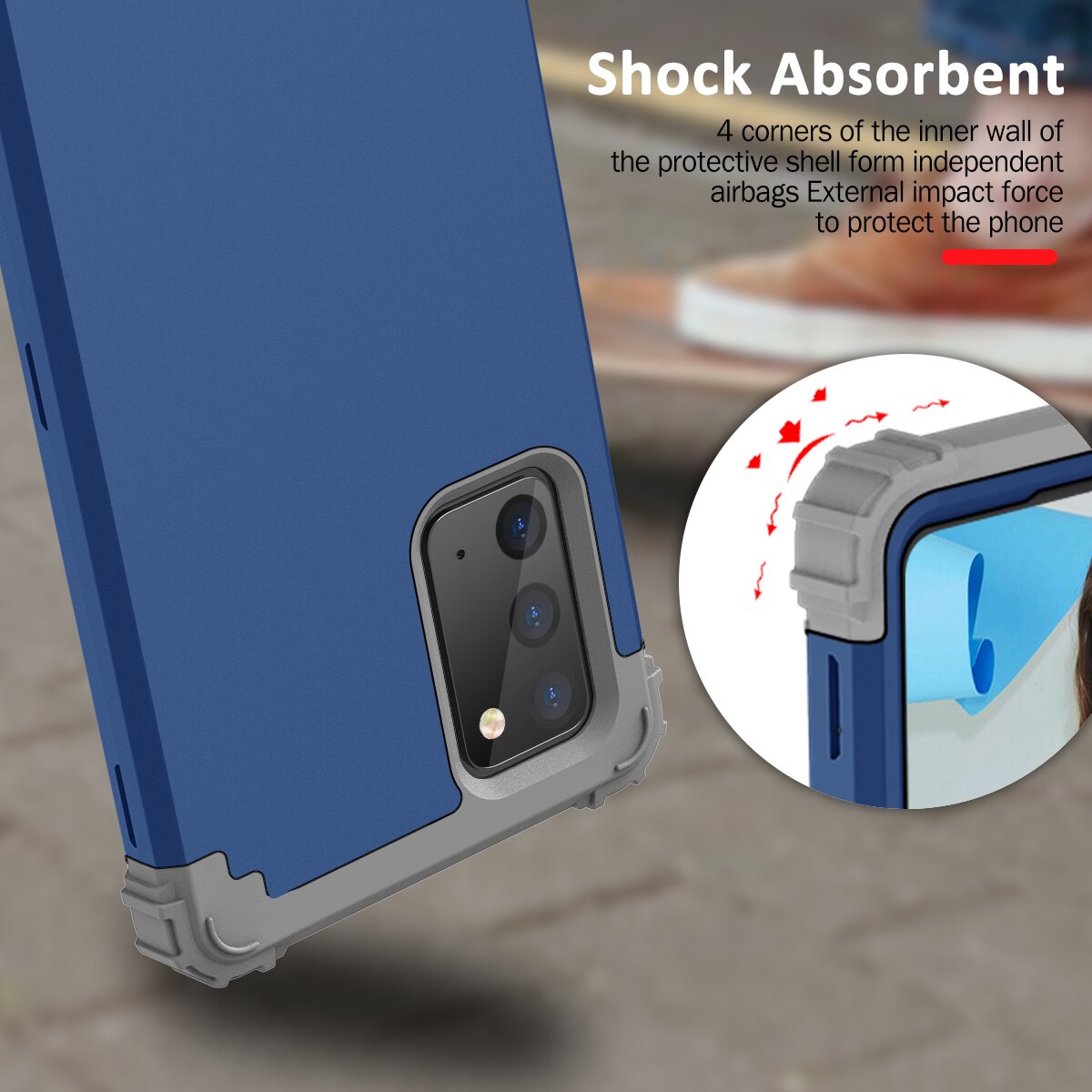 3 in 1 Shockproof Protect Case For Samsung Galaxy Note 20 Ultra Hybrid Hard Rubber Impact Armor Phone Cases for Galaxy Note 20 - 380230 Find Epic Store