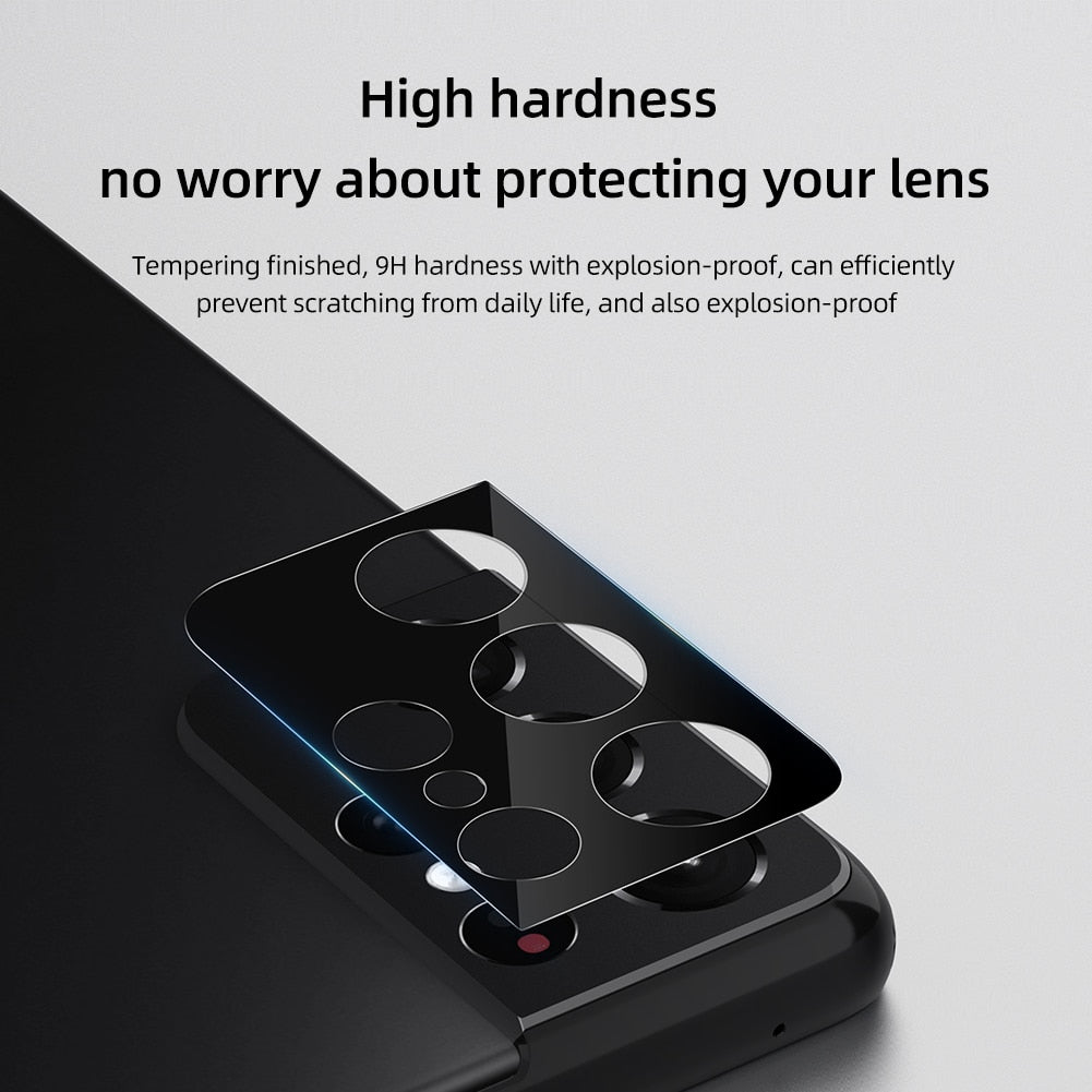 Lens Protector For Samsung Galaxy S21 Ultra/S21 Plus Camera Lens Protector ,Flexible Tempered Glass Hardness Anti-Scratch - 200002107 Find Epic Store