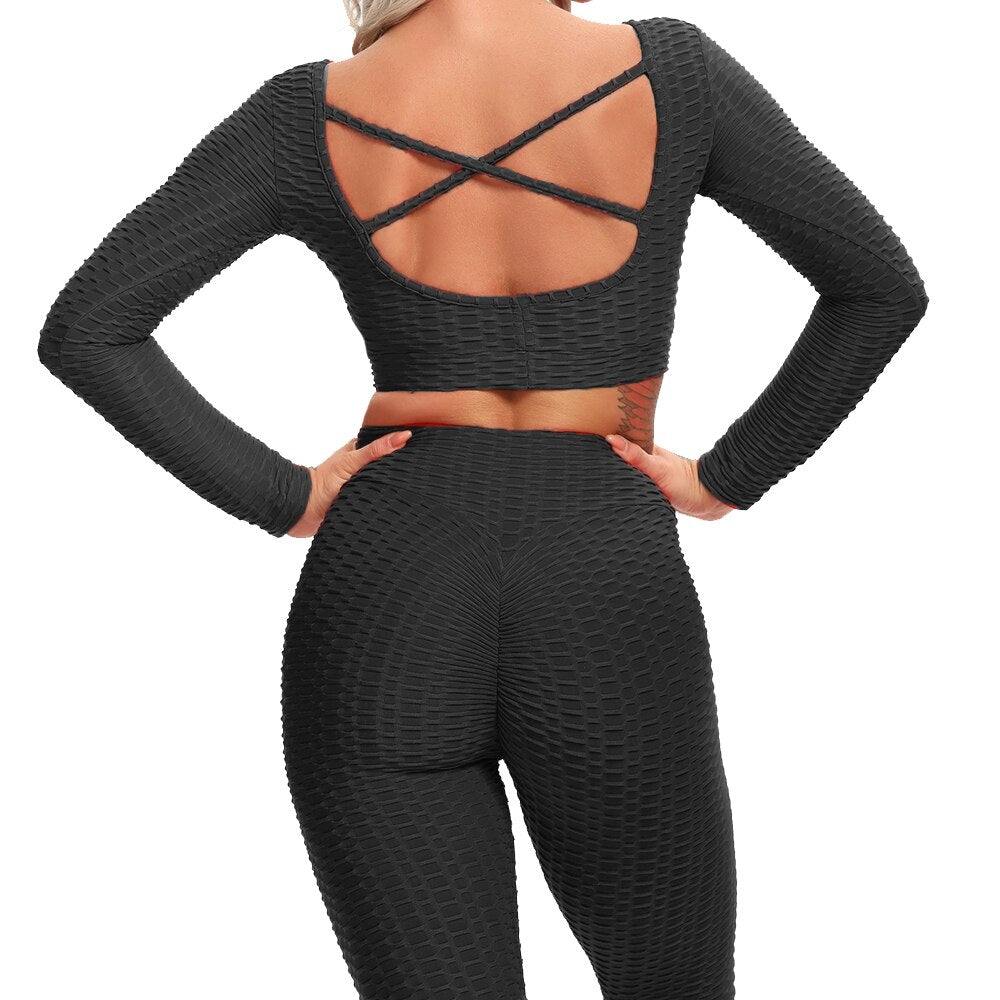 Seamless Workout Gym Yoga Suit Wear - 200002143 Black / S / United States Find Epic Store