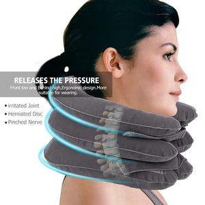 Inflatable Air Cervical Neck Traction Device Tractor Support Massage Pillow Pain Stress Relief Neck Stretcher Support Cushion - 200369157 Find Epic Store