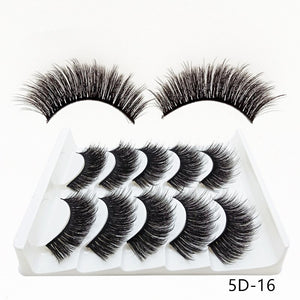 8 pairs of handmade mink eyelashes 5D eyelashes extensions - 200001197 0.07mm / 5D-16 / United States Find Epic Store
