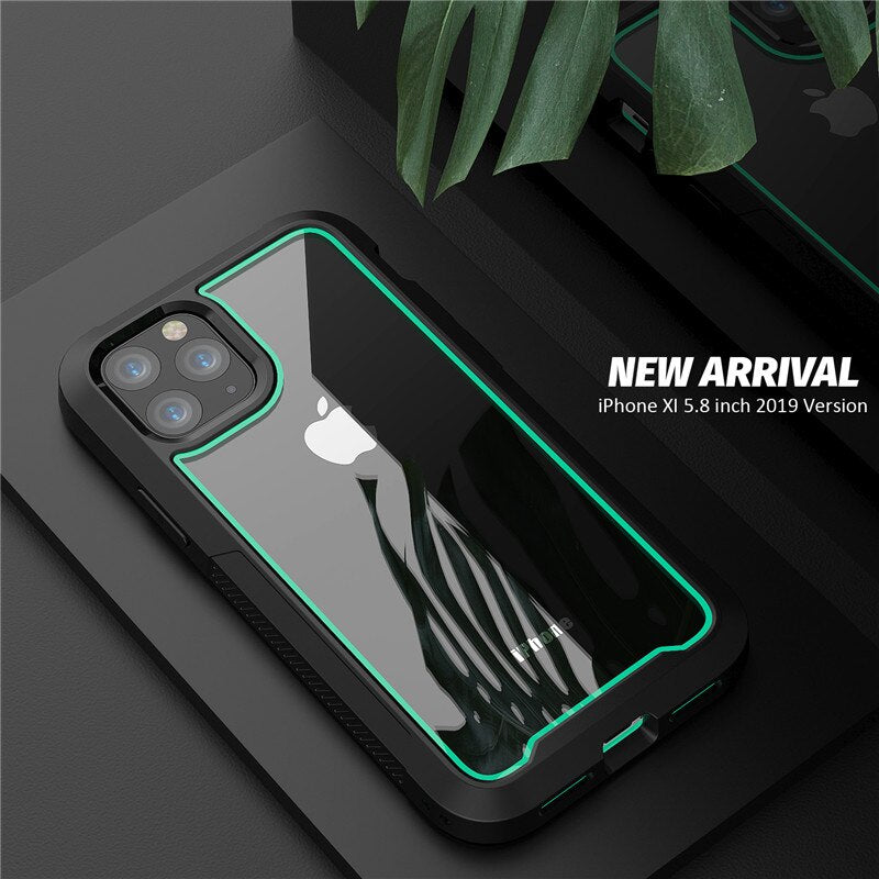 Silicone Phone Case For iPhone 11 Pro Max 7 8 XS Max XR Transparent Back Cover Soft Shockproof Simple Matte Bumper Phone Case - 380230 Find Epic Store