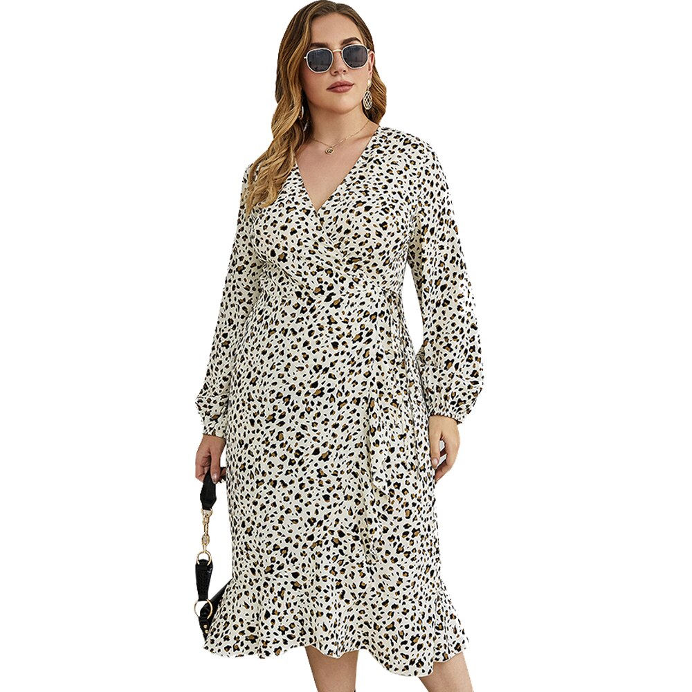 Plus Size Boho Elegant Robe Bodycon Dress - 200000347 Find Epic Store