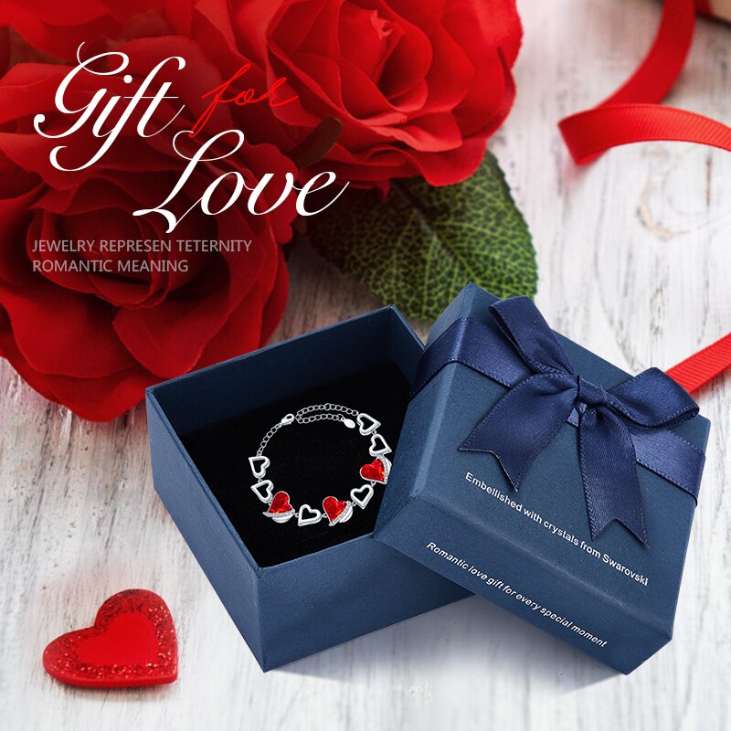 Luxury Heart Shaped Red Crystal - 200000147 Red in box / United States Find Epic Store